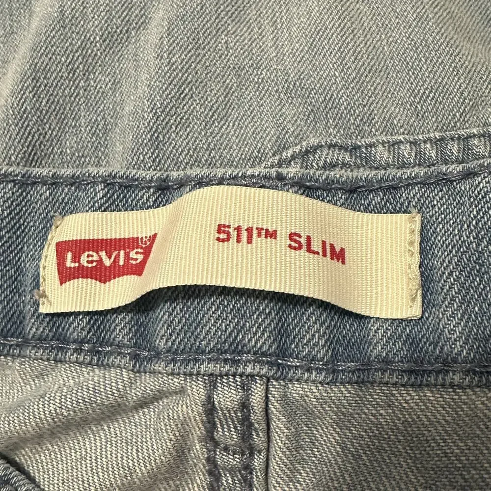 Levi's 511 Jeans Girl's Size‎ 16 Slim Fit Girls Stretch Denim Light Wash